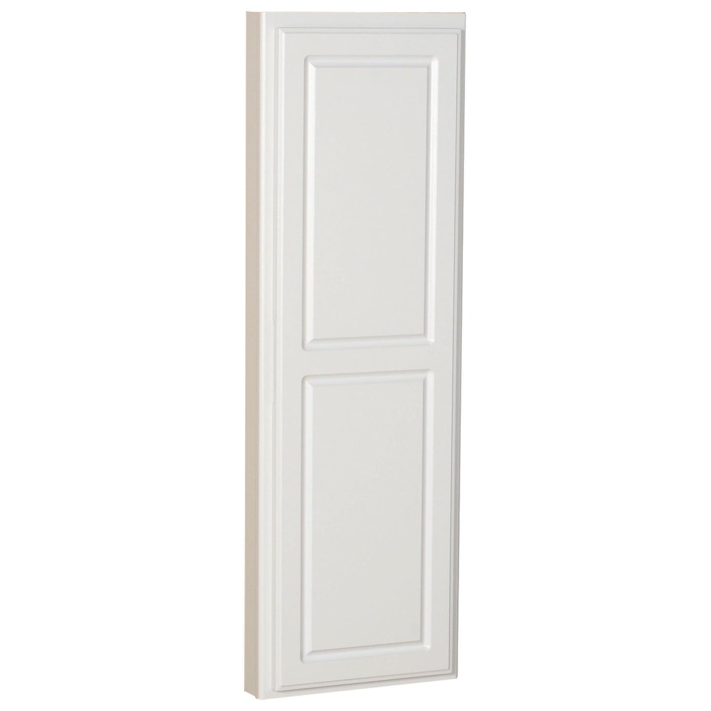 Wall-Mounted Ironing Board Cabinet with Storage – White