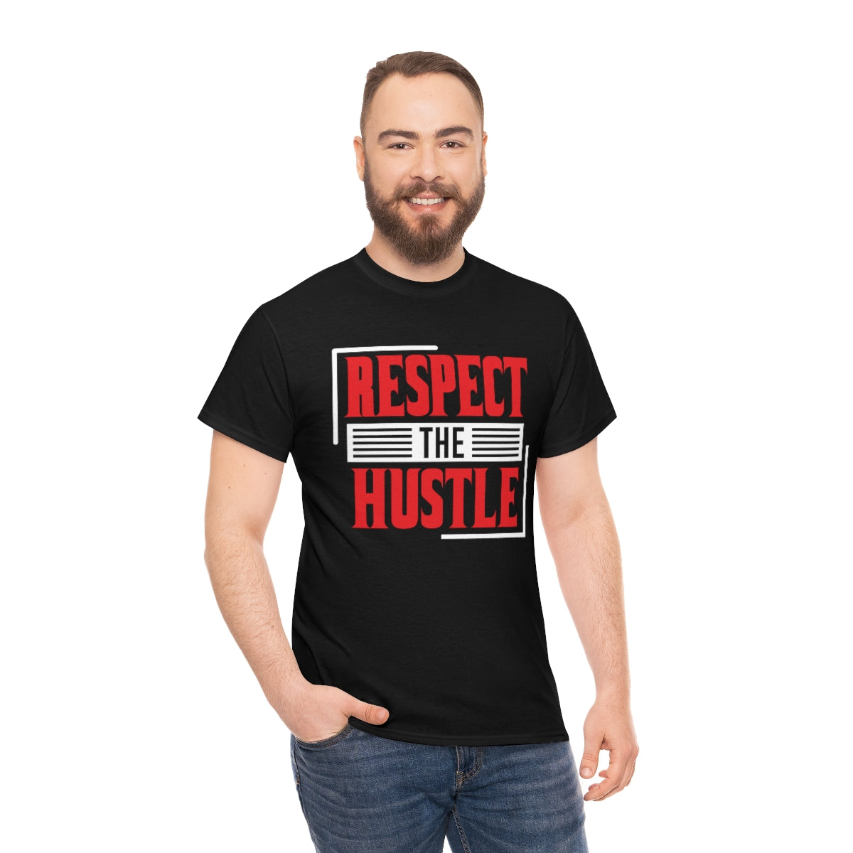 Respect the Hustle Unisex Heavy Cotton Tee
