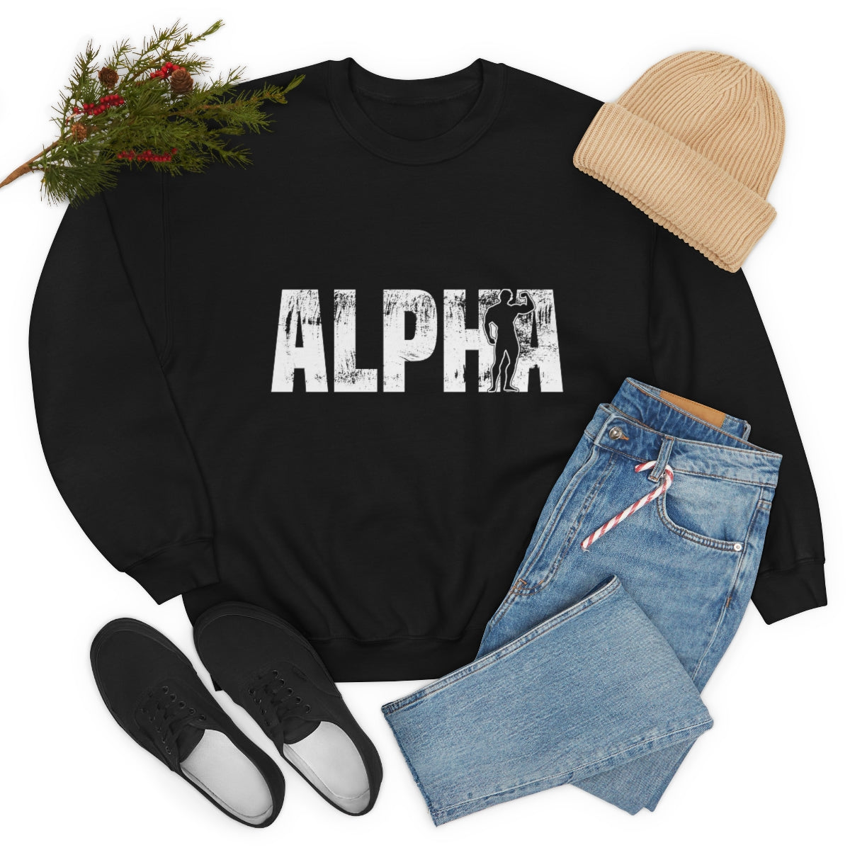 Alpha Unisex Heavy Blend™ Crewneck Sweatshirt