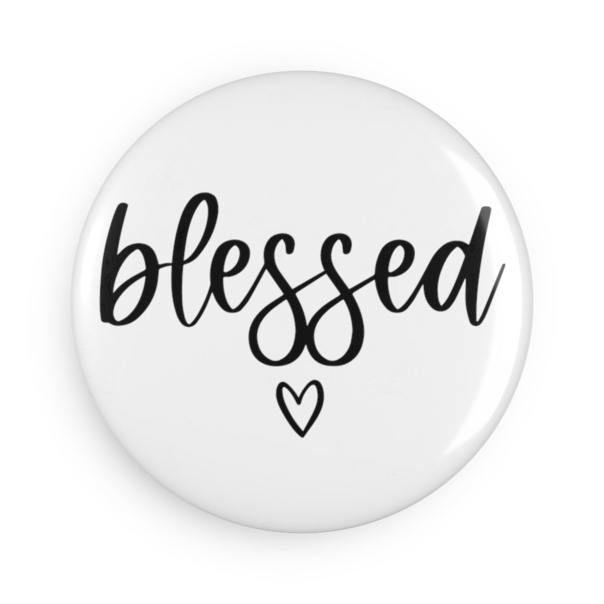 Blessed Button Magnet, Round (1 & 10 pcs)