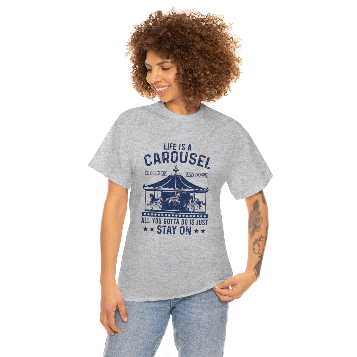 Life is a Carasol Unisex Heavy Cotton Tee - Home Stackt