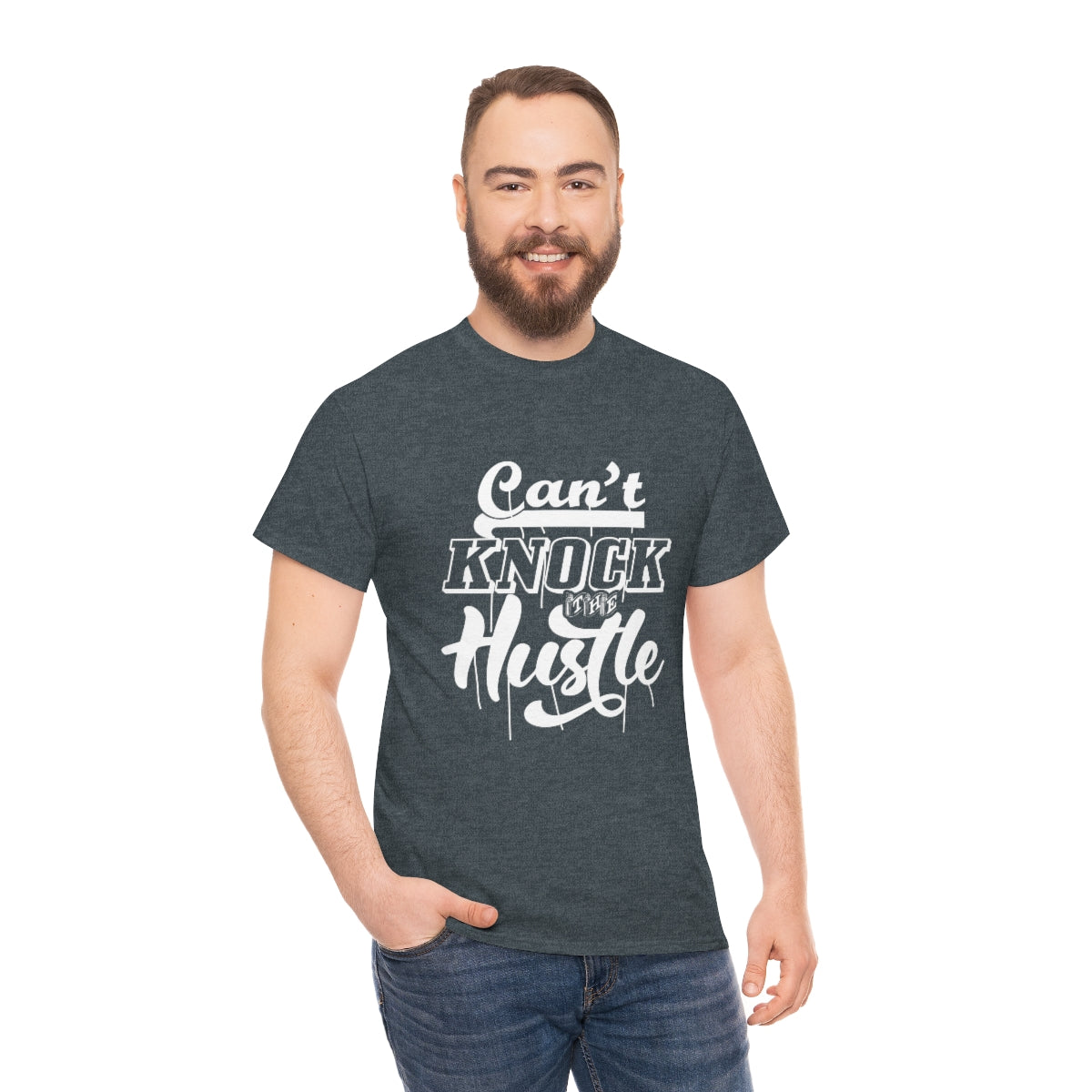Can't knock the hustle Unisex Heavy Cotton Tee