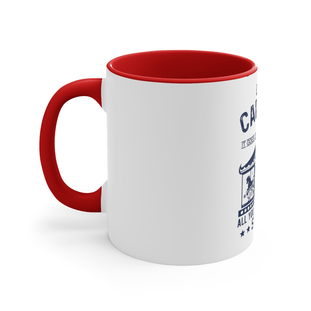 Life is a Carousel Accent Coffee Mug, 11oz