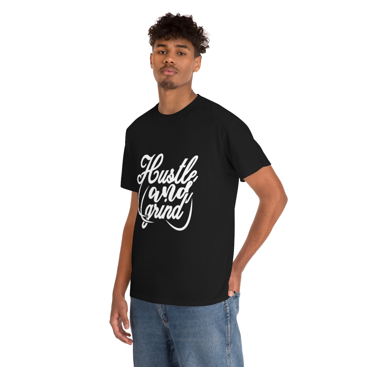 Hustle and Grind Unisex Heavy Cotton Tee