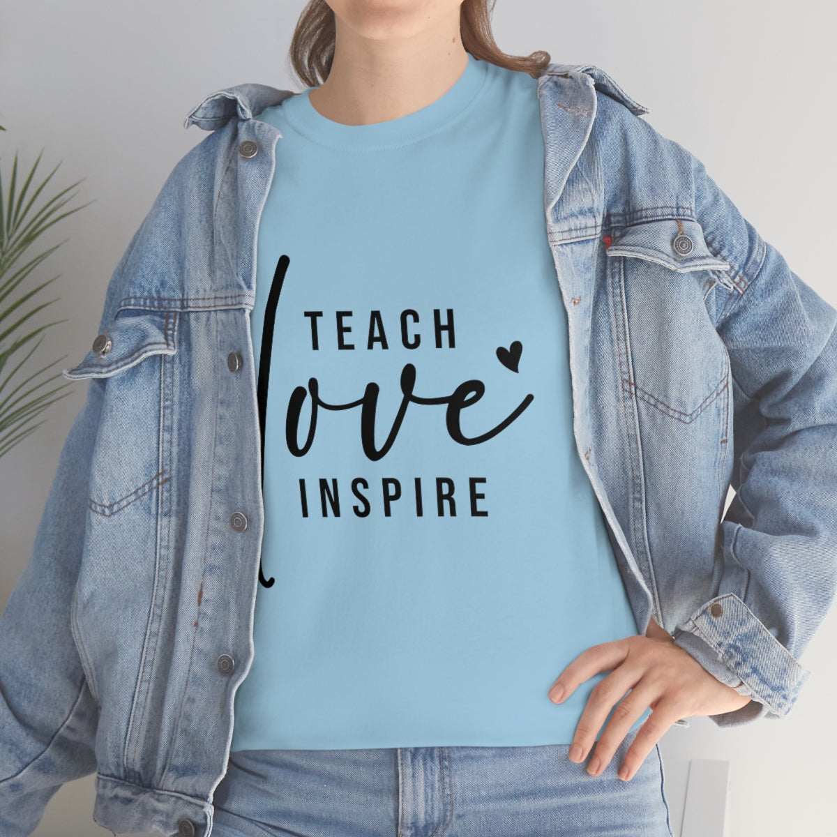 Teach, Love, Inspire Unisex Heavy Cotton Tee